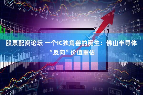 股票配资论坛 一个IC独角兽的诞生：佛山半导体“反向”价值重估